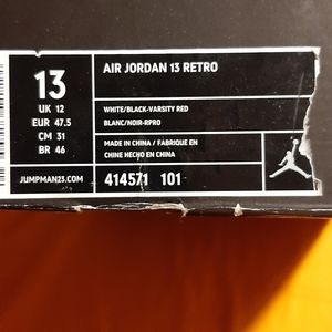 Jordan retro 13's